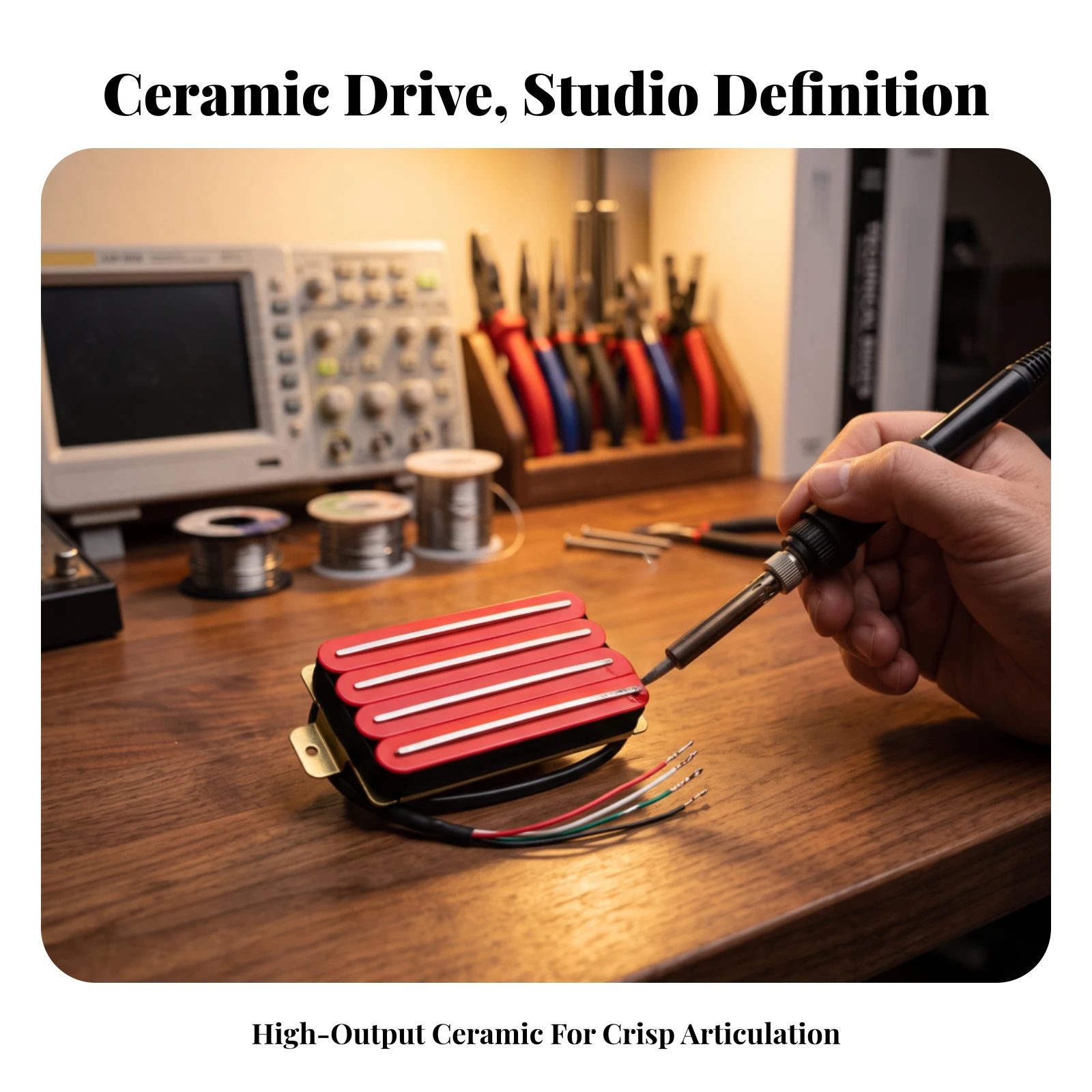 Humbucker Pickup Electric Humbucker with Mounting Screws Blade Guitar Pickup Sturdy Electronics Corrosion-Resistant