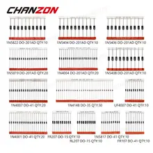 Fast Switching Schottky Diode Kit 1N4001-1N5822 #2