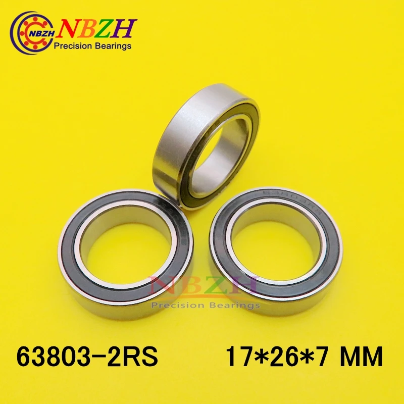 6803W7 Shipping Excavator bearing  63803ZZ 63803-2RS 17*26*7 17X26X7mm Double Shielded Deep Ball Bearings Large breadth