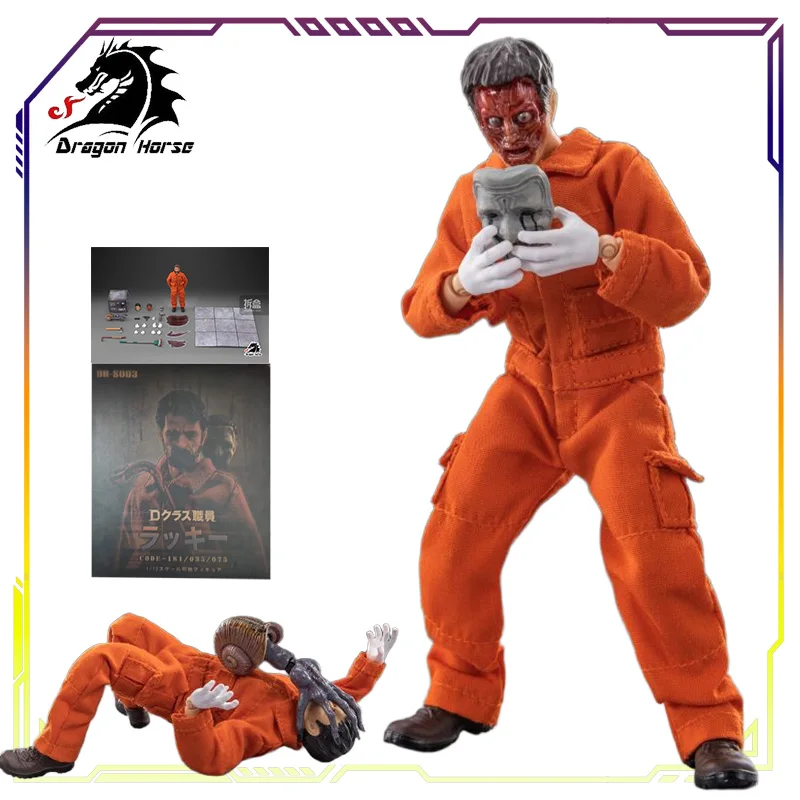 Dragon Horse Original 1/12 SCP Foundation Series SCP-181 D-class Personnel Lucky Anime Figurka Akcji Model Zabawka Prezent dla Chłopców