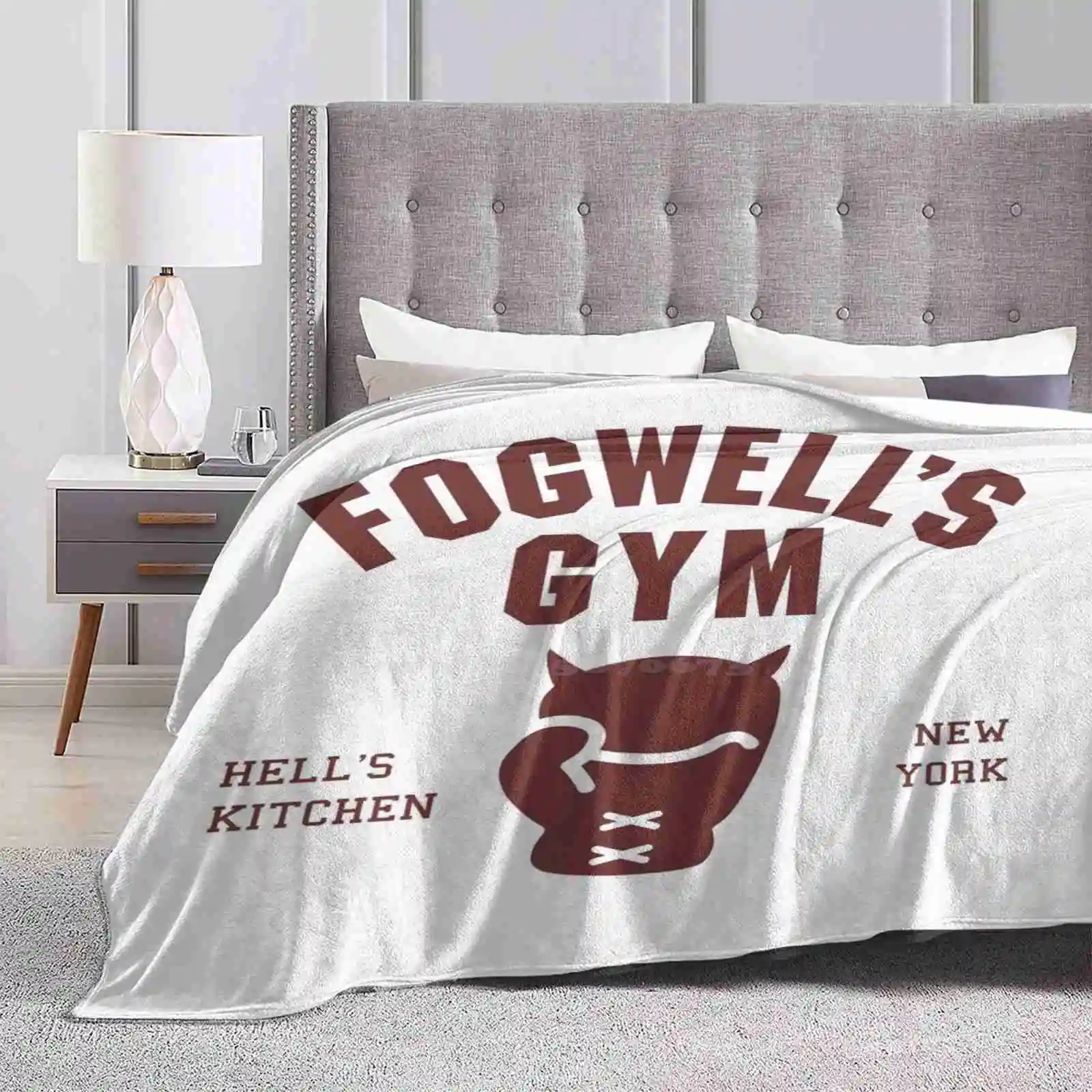 Fogwell'S Gym Trend Style Funny Fashion Soft Throw Blanket Matt Murdock Battlin Jack Murdock Devil Of Hells Kitchen New York