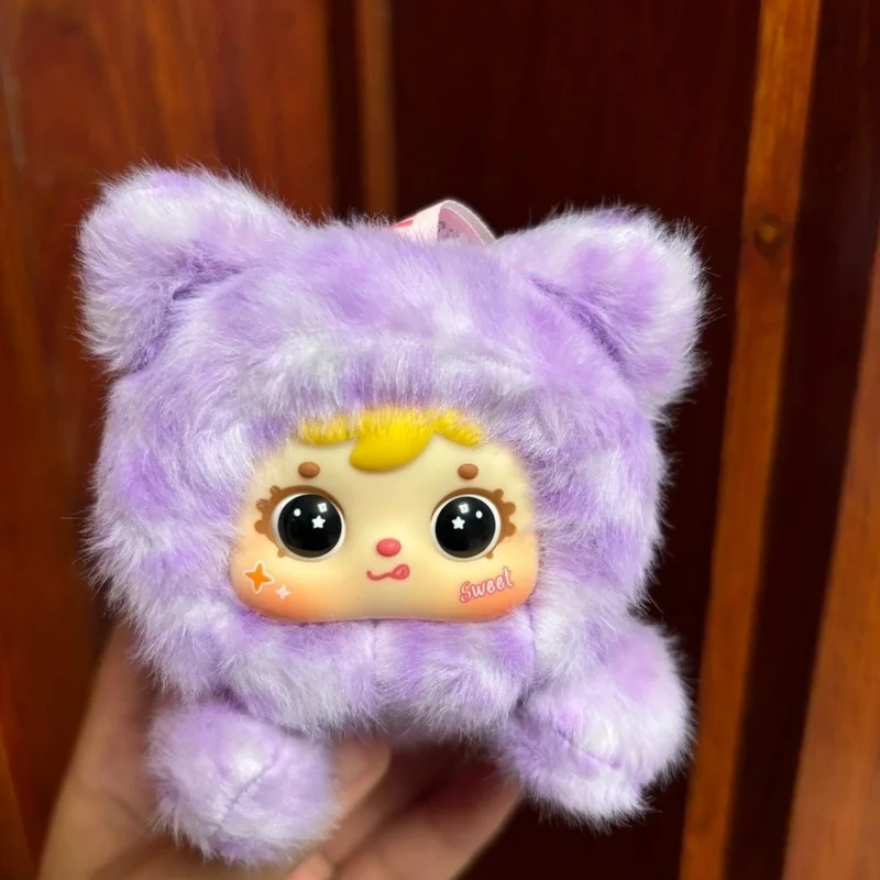 

Hot Sale Adorable Moments Of The Three Little Furry Doll Meow Meow Blind Box Cartoon Anime Figure Ornament Cute Desktop Toy Gift