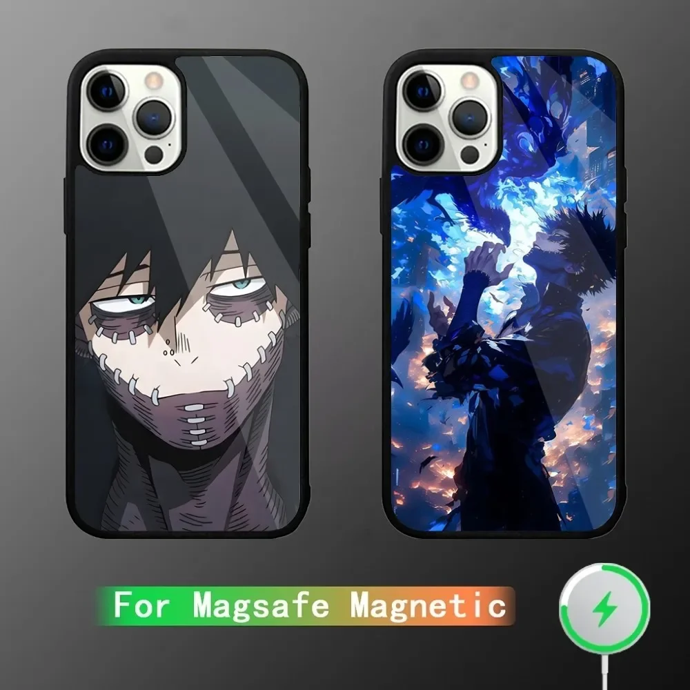 

Dabi Touya Todoroki Phone Case For iPhone 16,15,14,13,12,11,Plus,Pro,Max Mini Magsafe Magnetic Wireless Charging