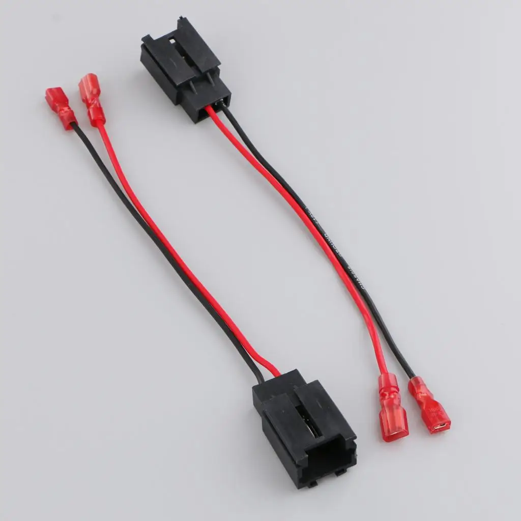 2Pcs Car Speaker Audio Harness Wire Adapter for Peugeot Citroen C2 99-15