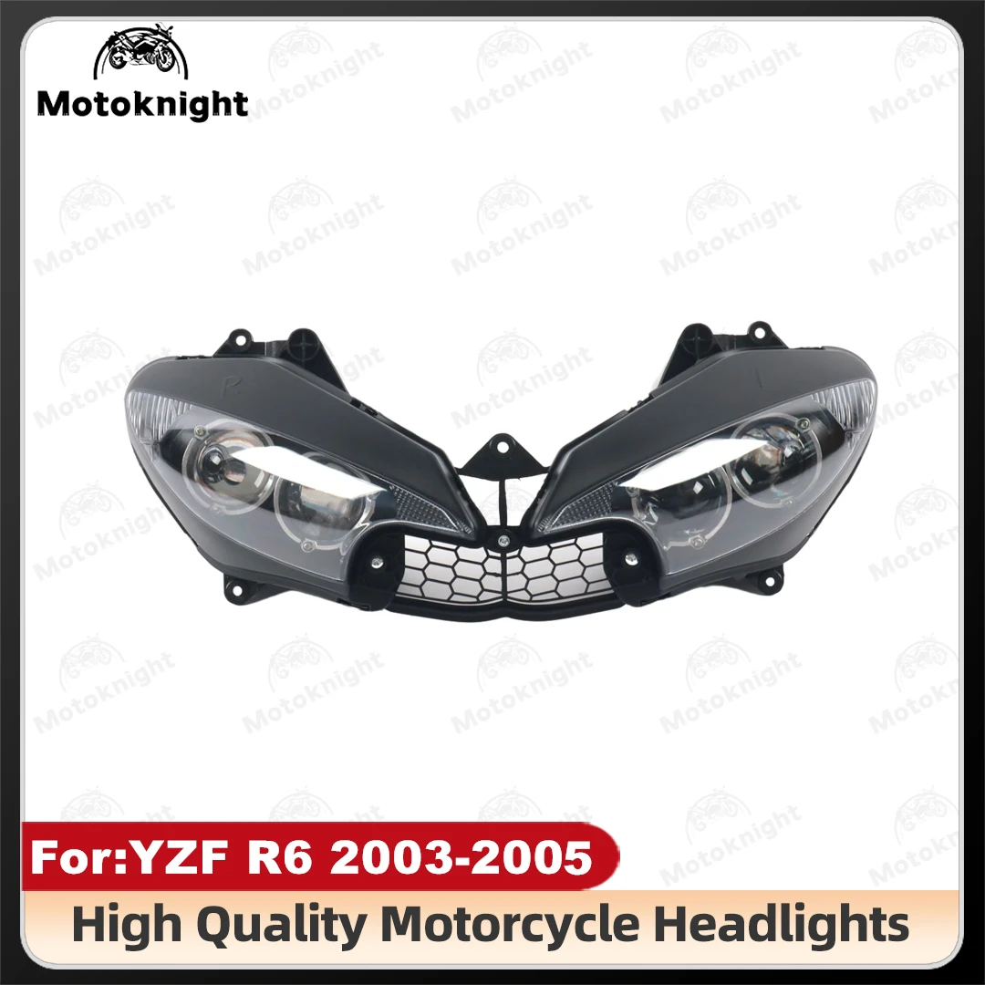 

Motorcycle Headlight Headlamp Head Light For YAMAHA YZF 600 R6 2003 2004 2005 YZF-R6 03 04 05 Head Lamp Headlight assembly