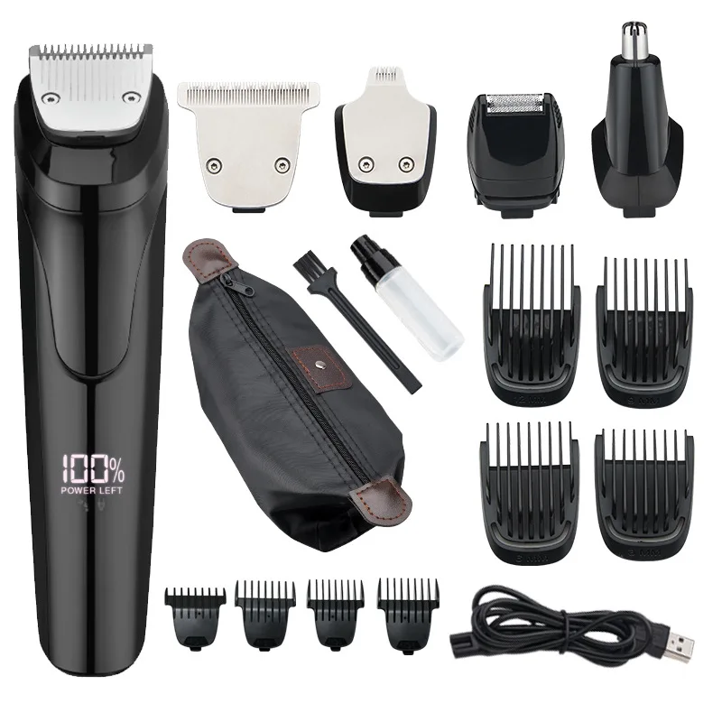 New electric hair clipper charger hair clipper electric push clipper five in one set men's care set hair clipper