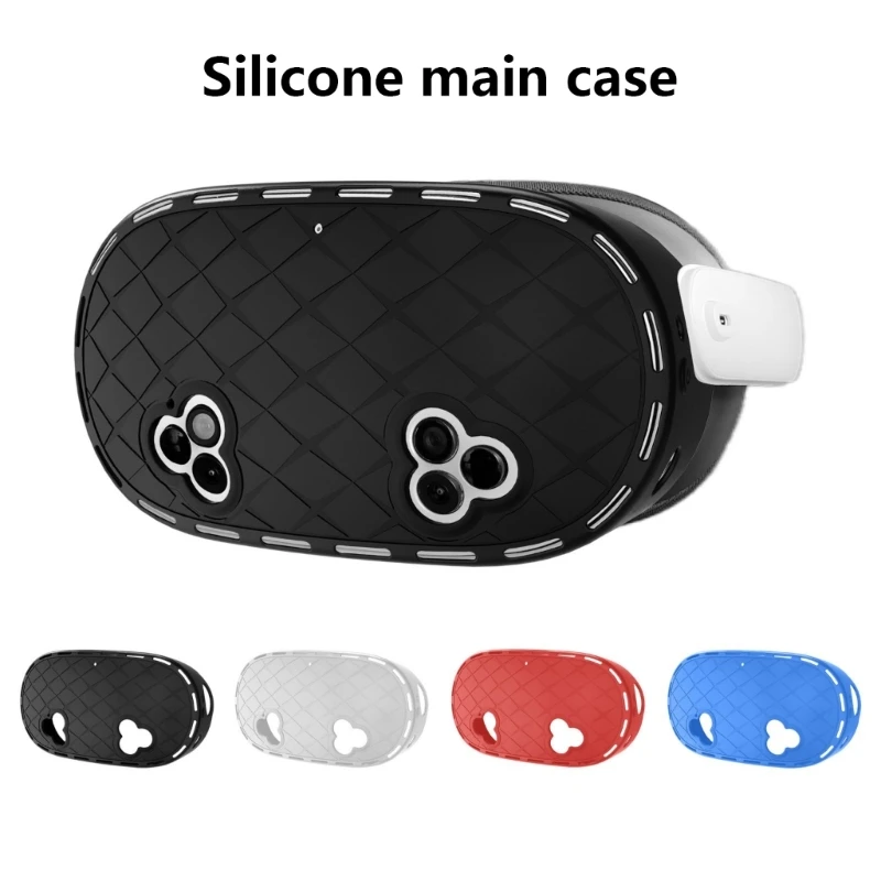 Upgraded Antifall Case Shockproof Silicone for Quest3S VR Headsets Cover Protective Sleeve Shell Caps Accessories