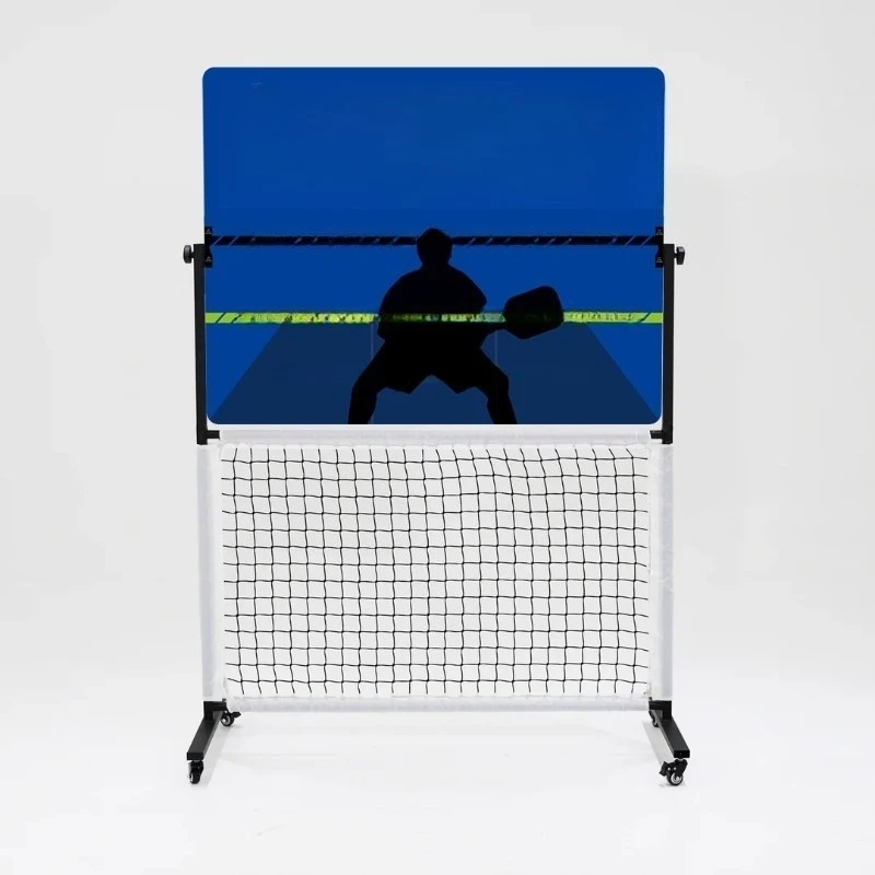 Unleash your potential with a 2-in-1 portable training board - steel mesh frame rebound board for precise serve and control