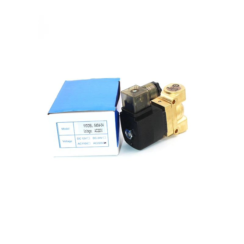 

5404-04 Free Shipping 1/2'' High-pressure Brass Normally closed Solenoid Water Valve