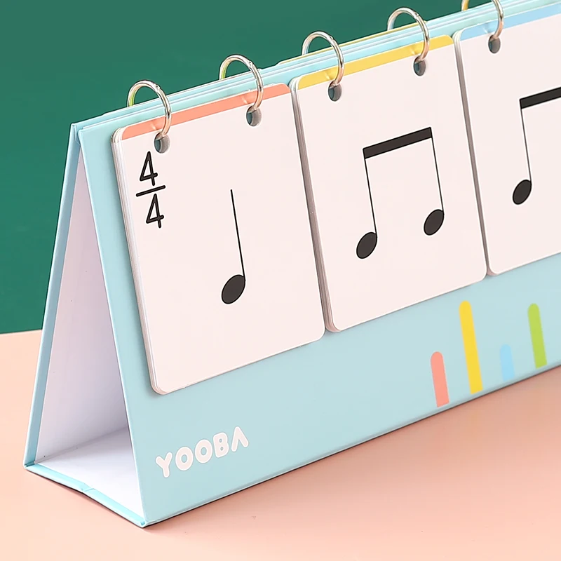 Children\'s Musical Notation Learning Card Piano Staff Music Sheet Learning Accessories Guitar Accessories