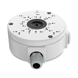 Hiseeu CCTV Kamera Junction Box Wasserdicht Zubehör Basis für Weiß Aluminium Legierung DZI Kugel Original