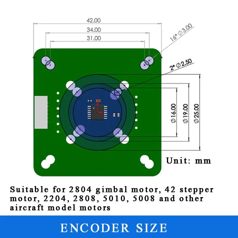 AS5600 Versatile Magnetic Encoder for Customizable Position Detection in Machinery