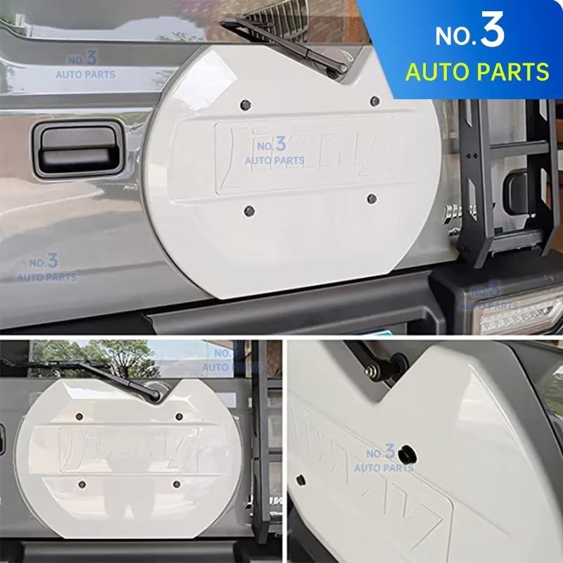 

Off Road 4x4 Accessories ABS Turtle Shell Rear Door Spare Wheel Cover for Suzuki Jimny JB64 JB74 2018-2025 Tialgate Tire Cover