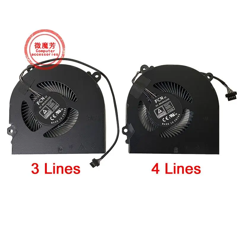 New Laptop cpu cooling fan For Hasee Z7-KP7 Z7-KP7GC Z7-KP7EC Z7-KP7DC Z7-KP7GT GJ5CN64 Z7-KP5GC Z7-KP7GA GE5S04 GE5KN66 GE5S02