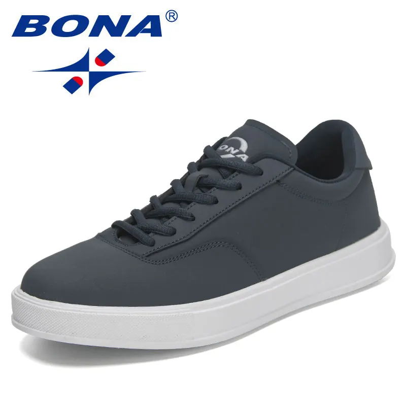 BONA 2023 New Designers Man Leisure Footwear Outdoor Sneakers Men Brand Shoes High Quality Breathable Anti-Slip Walking Shoes