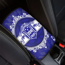 Zeta Phi Beta Print College Sorority Universal All Car Armrest Case for Women Female Car Interior Accessories Premium Box Covers