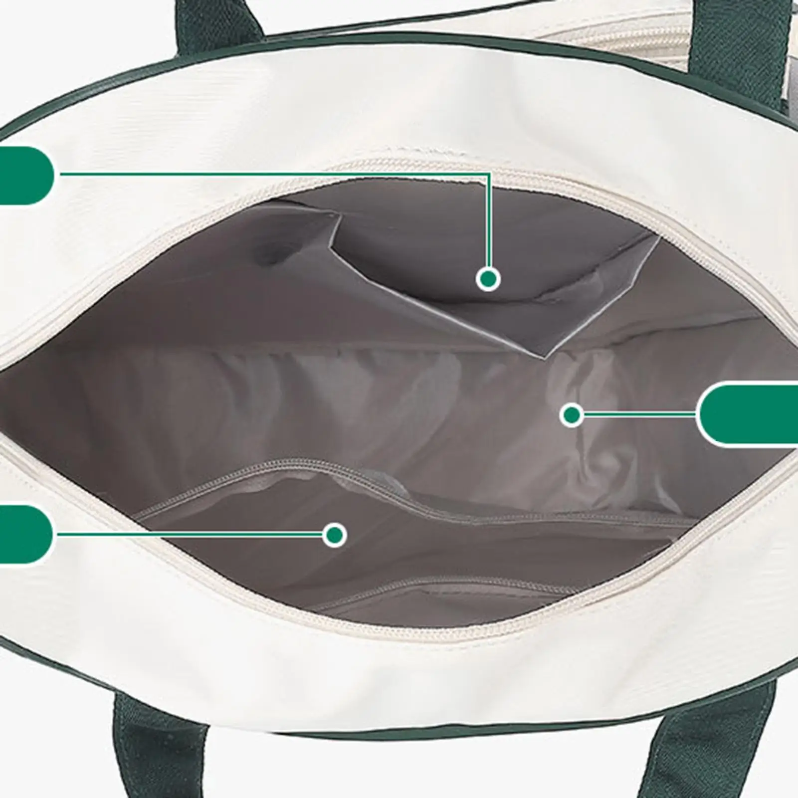 

Tennis Racket Bag Beginners Equipment Fitness for Women Men Badminton Bag