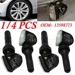 1/4PCS 13598773 433MHz TPMS SENSOR TIRE PRESSURE SENSOR For Buick LaCrosse Regal Cadillac CT6 Chevrolet Camaro Cruze Malibu Volt