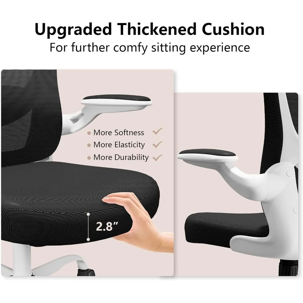 Ergonomic Office Chair, Comfort Swivel Home Office Task Chair, Breathable Mesh Desk Chair