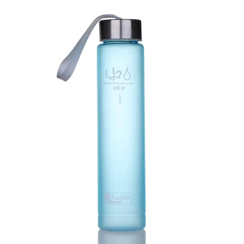 280ML Portable Frosted Leak-proof Water Cup Plastic Sport Kettle Drinking Bottle