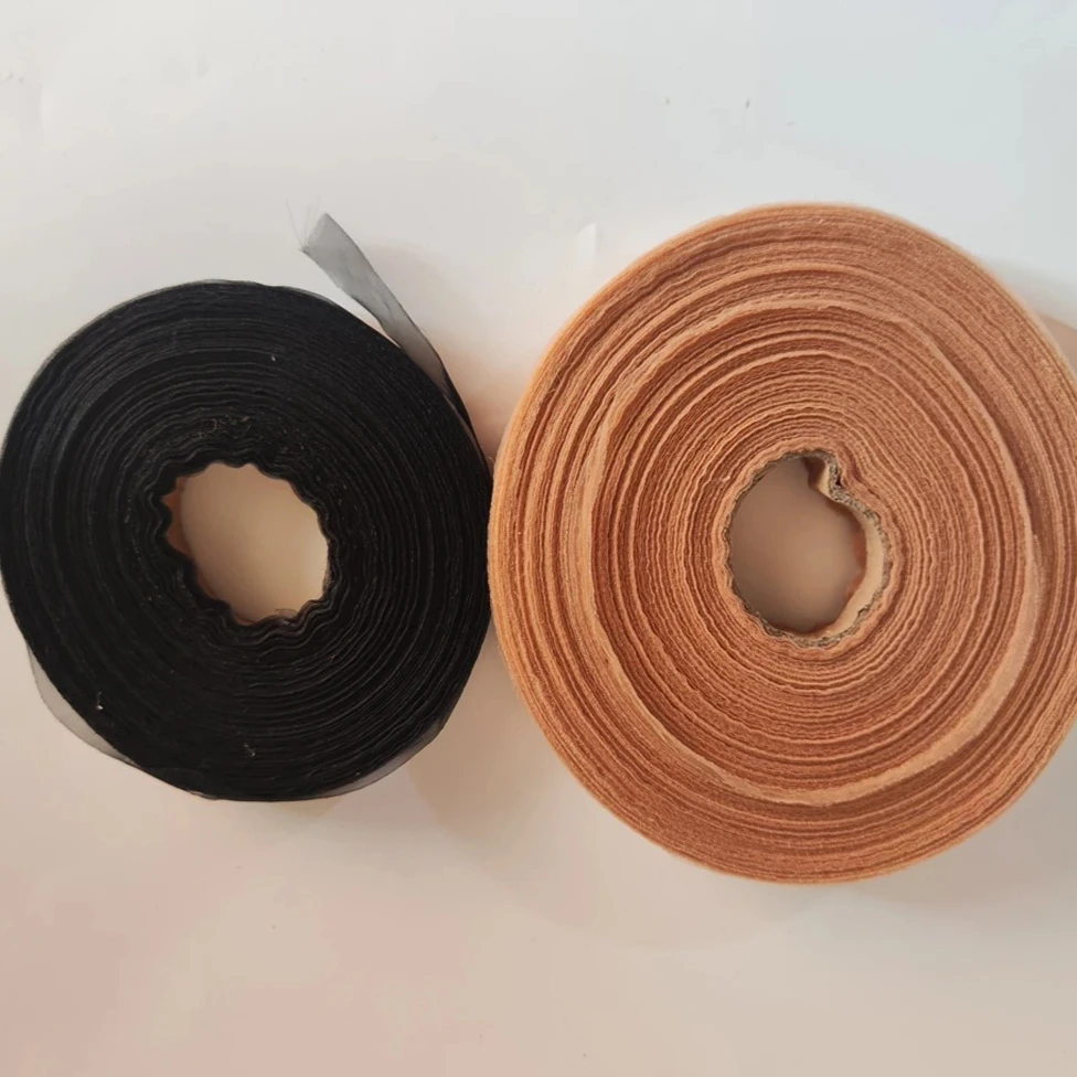

1.5cm 1.8cm*200 Yards Gauze PU Stripe Tape for Invisible Tape Hair Extension Making Accessories