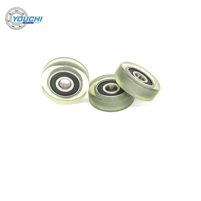 

5 шт. ролик с полиуретановым покрытием 5x22x7 с подшипником 625RS PU62522-7 полиуретановый плоский направляющий шкив 5*22*7 пластиковое подшипниковое колесо 22 мм