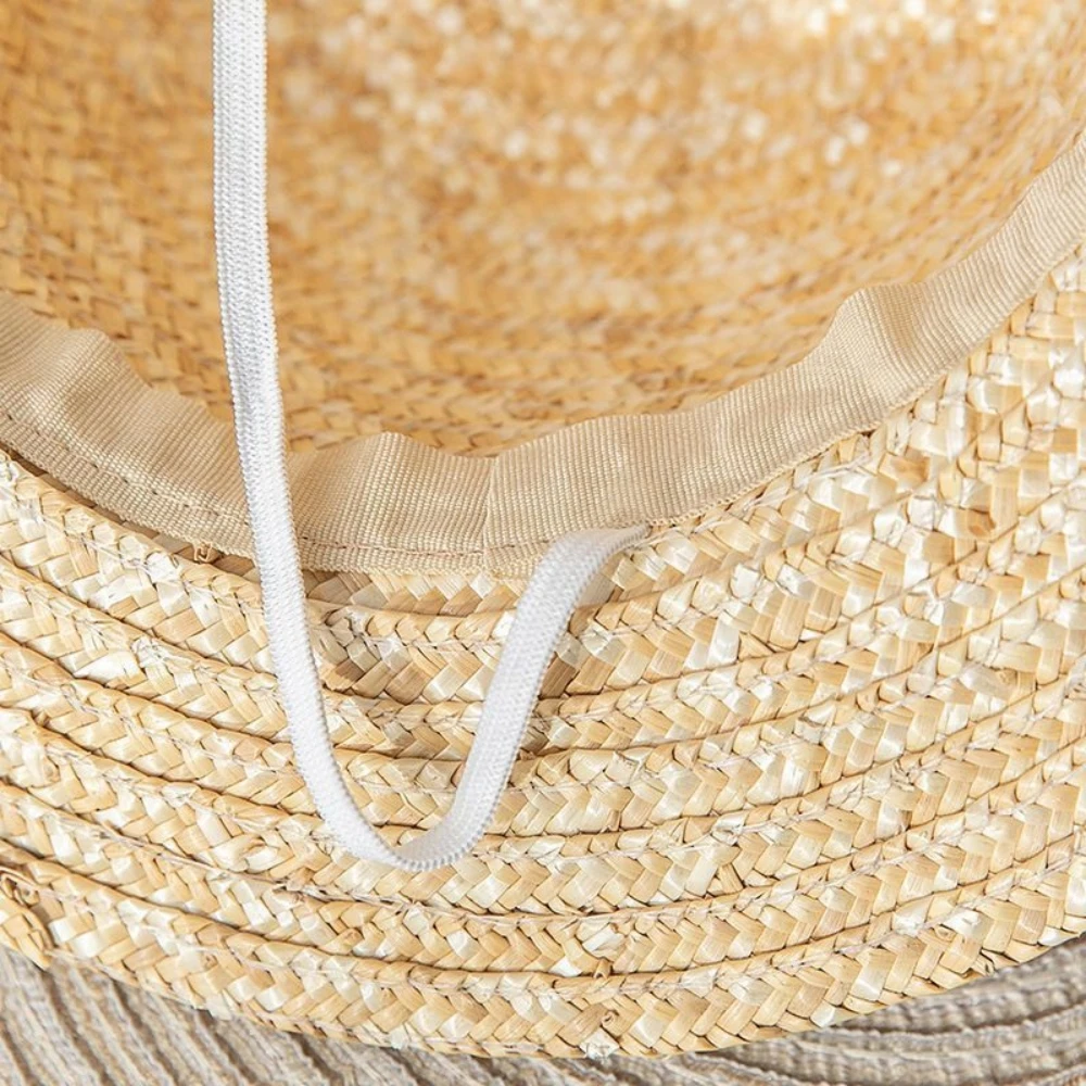 35CM Anime Strohhut für Festivals und Partys, Cosplay-Requisite, Sonnenschutzhut, Eltern-Kind-Sommer-Sonnenhut, Strandhut für Männer und Frauen – Detail 9