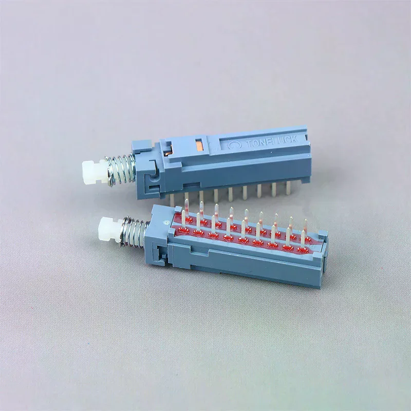 1/3Pcs MPNS6A MPN-S6-A Self-locking 6-knife 18-pin Keyboard Switch 6-way Power Switch With Lock