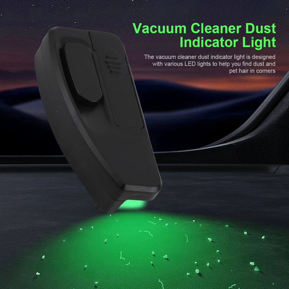 

Vacuum Cleaner LED Dust Display Lamp with Green LED Illuminated Attachment for Pet Hairs Vacuum Light