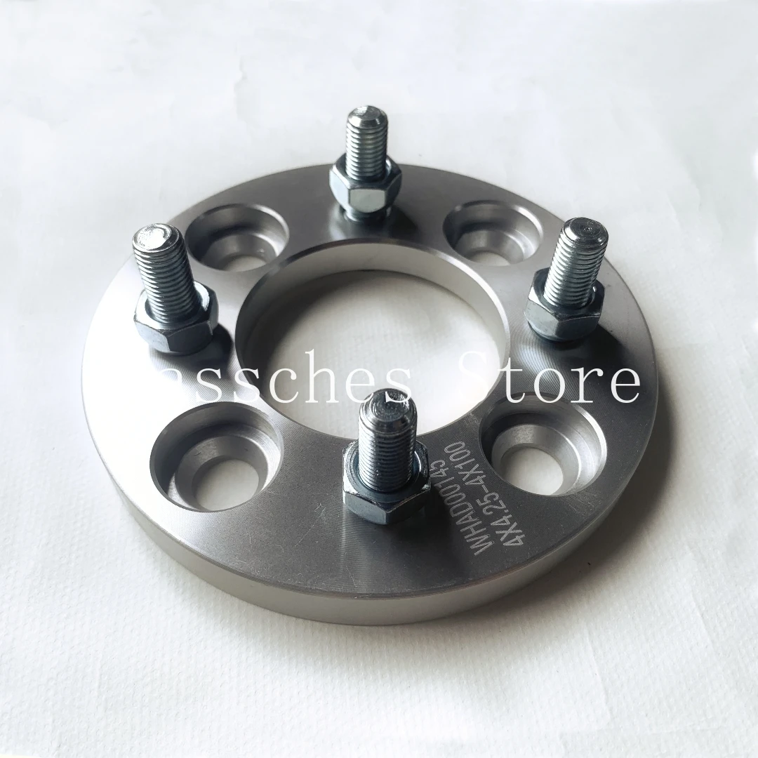 2pcs 20mm Convert Wheel Adapters PCD 4x100/4x114.3 to 4x108 CB 71mm Lug Studs M12x1.5