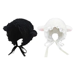 Beanie Hat Easter Christmas Little Lamb Ears Hat Cosplay Lamb Hats with