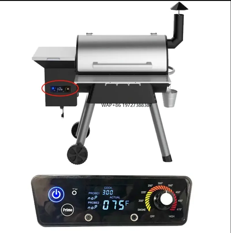 

Высококачественные грили для барбекю из нержавеющей стали, комбинированный гриль на древесных гранулах для дома, улицы, металлический складной угольный курильщик