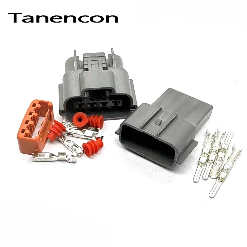 1 Set 4 Pin 6098-0144 Male Female Pump Plug Alternator Repair Connector Oxygen Sensor Plug For Nissan Mitsubishi