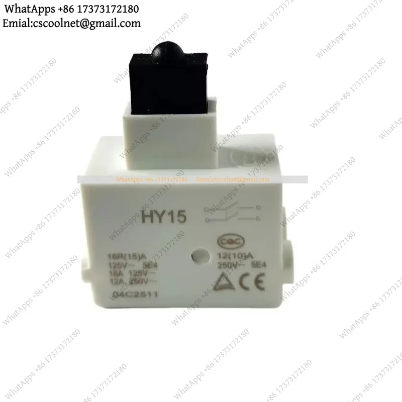 KEDU HY15 18R Push Button Switch 15A 125V 12A 250V 5E4 for Hand-Held Electric Tools Mower Gardening Equipment