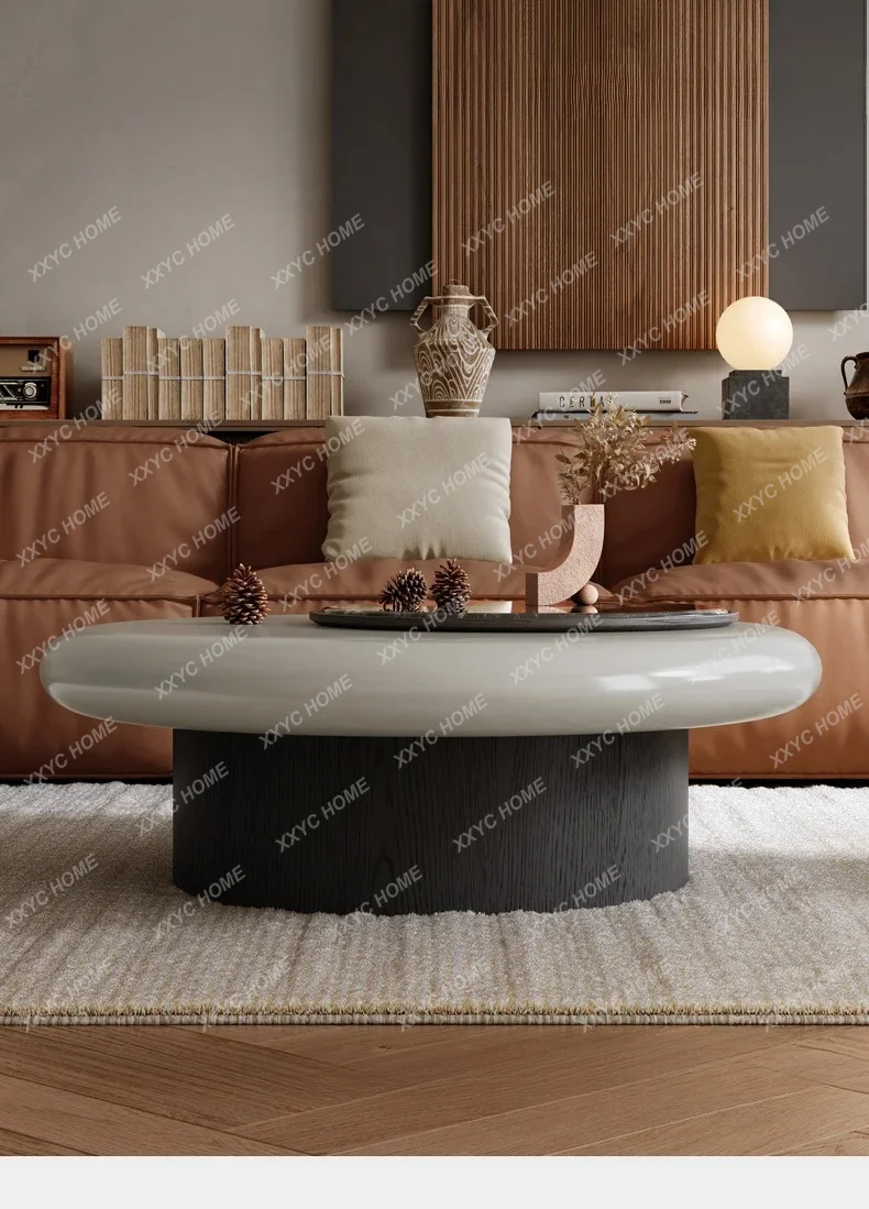 minimalist home living room coffee table lift modern simple high-grade microcrystalline stone coffee table