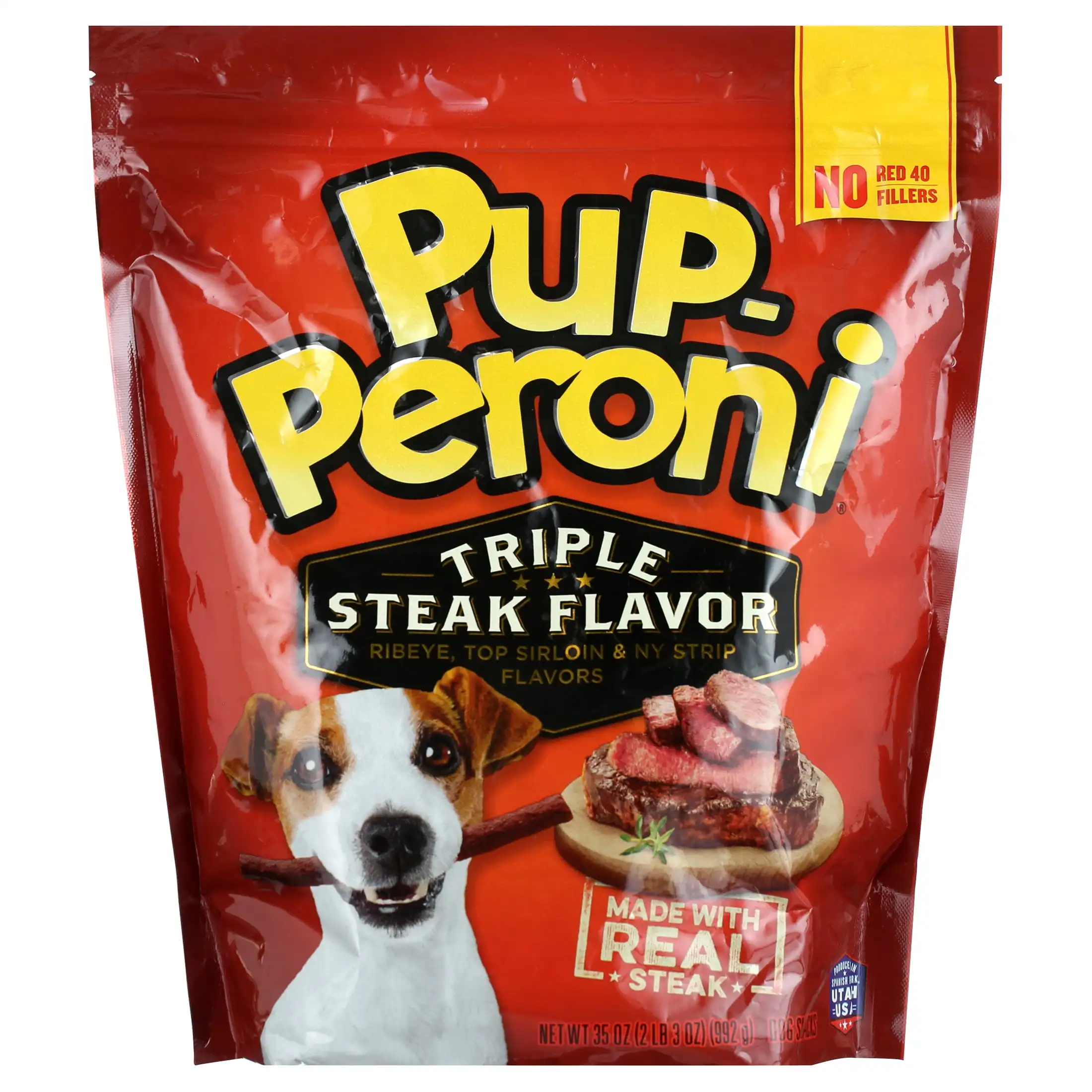 

Triple Steak Flavor Dog Treats, 35oz Bag