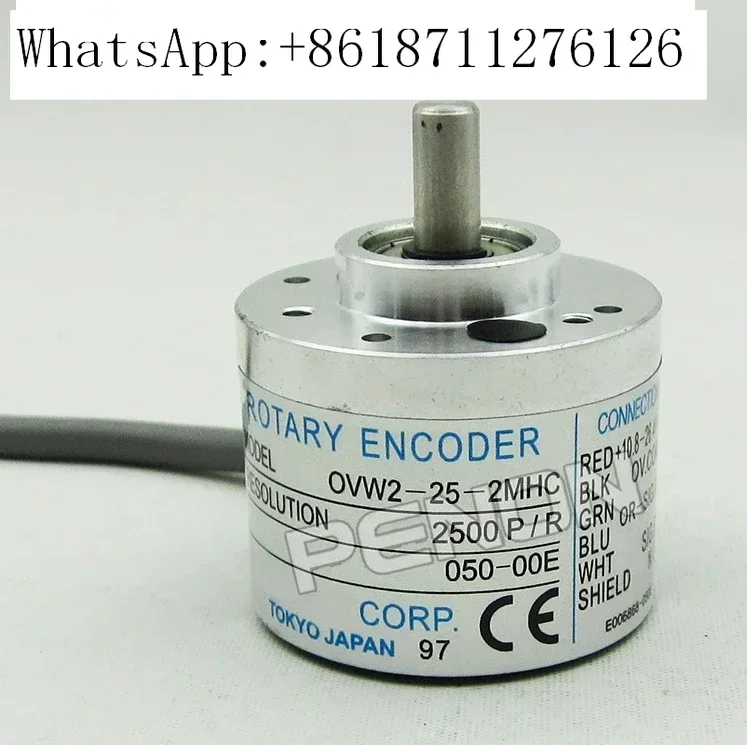 Incremental OVW2-25-2MHC Rotary Encoder Outer Diameter 38mm Solid Shaft Diameter 6mm