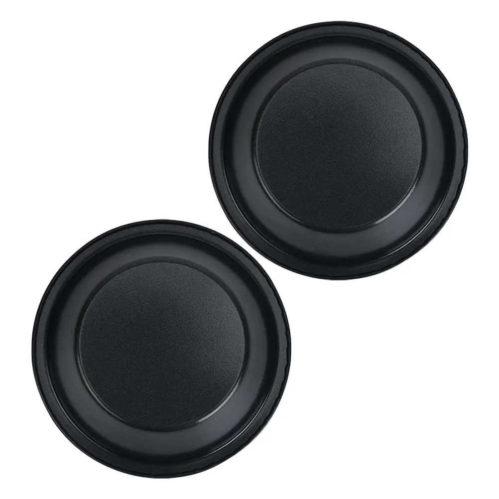 

2pcs Pan Set Round Carbon Steel Nonstick Reusable Kitchen Baking Tray For Home Bakery Desserts Small Bread Baking Mold Oven Pan