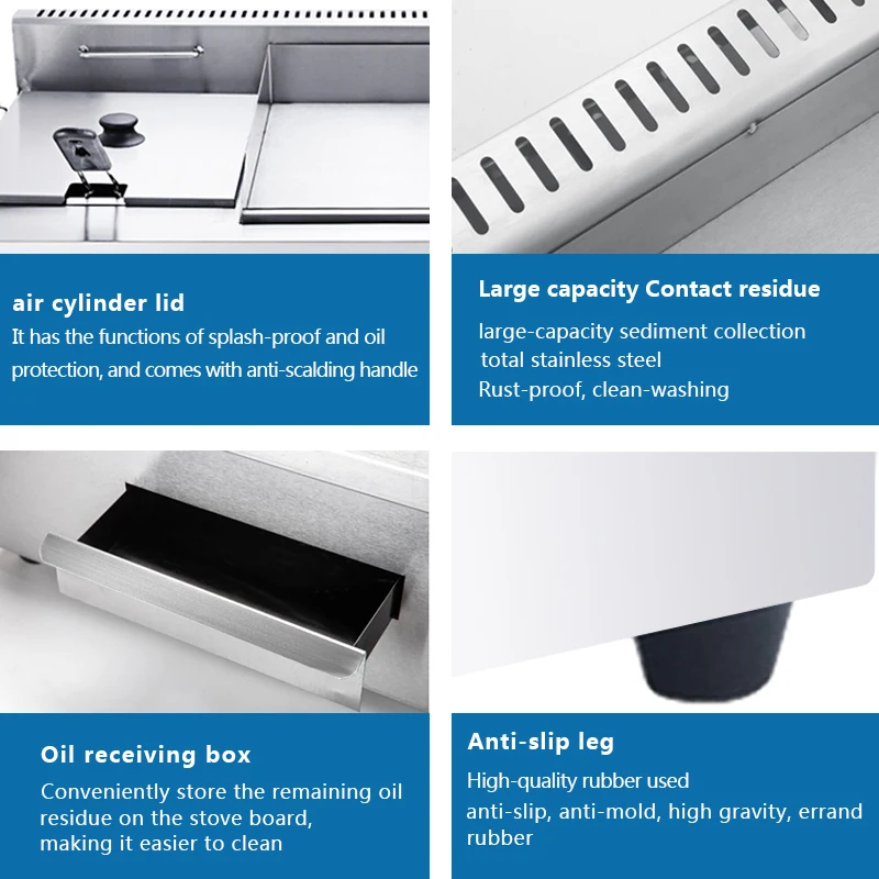 رقاقة الدجاج الكهربائية التجارية، مقلاة البطاطس المقلية، مطعم، آلة الوجبات السريعة، شواية، آلة المقلاة العميقة