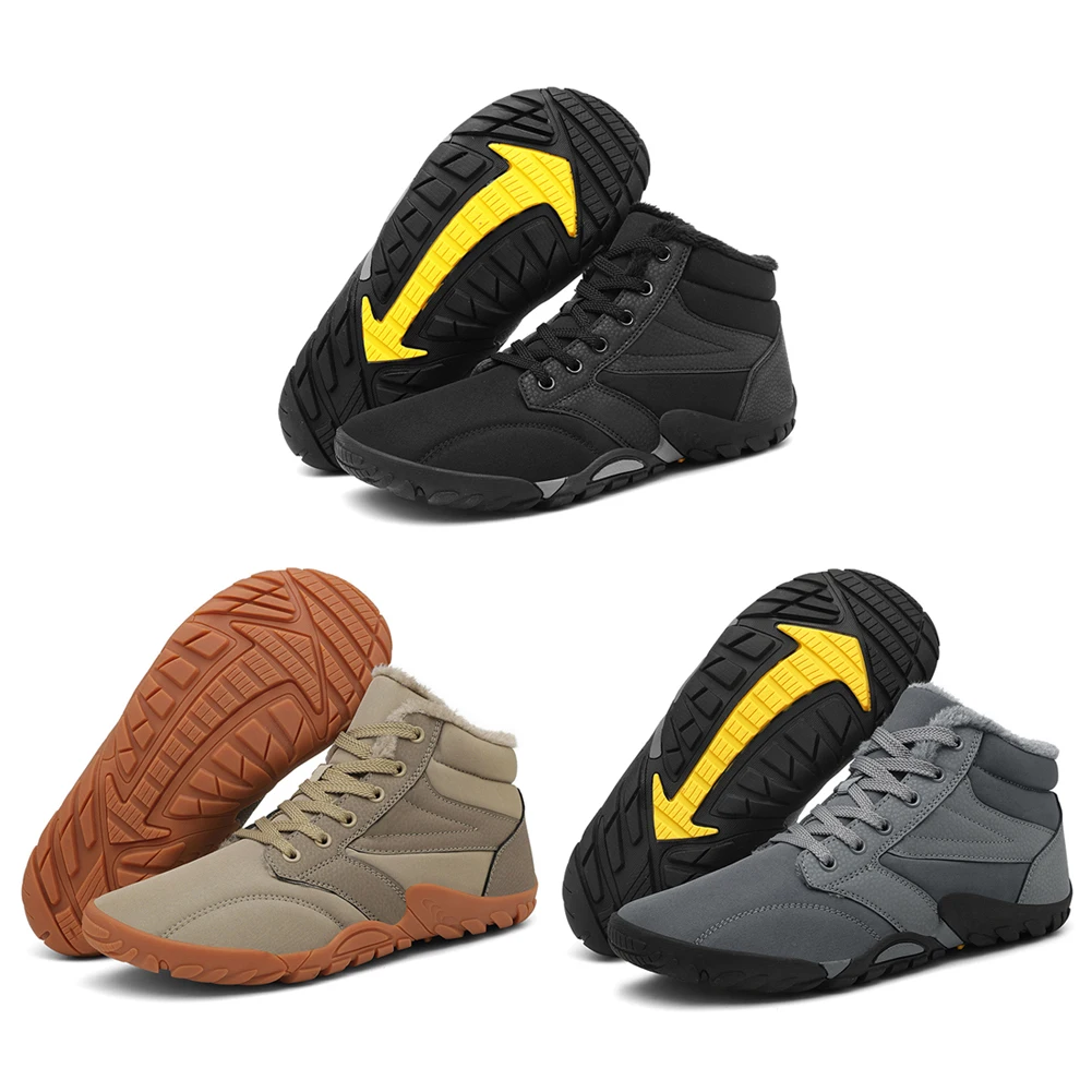 Zimowe buty śniegowce, odporne na zimno buty trekkingowe, wodoodporne botki za kostkę, antypoślizgowe, lekkie buty do chodzenia na podróże i aktywności na świeżym powietrzu.