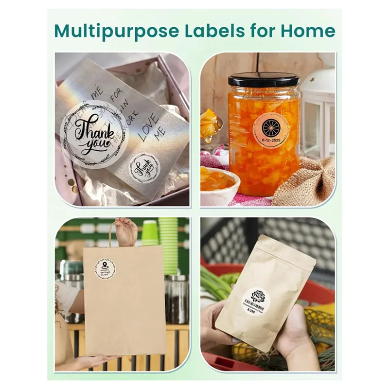 EYFL-Home Printer Anti-Thermal Self-Adhesive Label Paper Applicable To M110 Series Printer