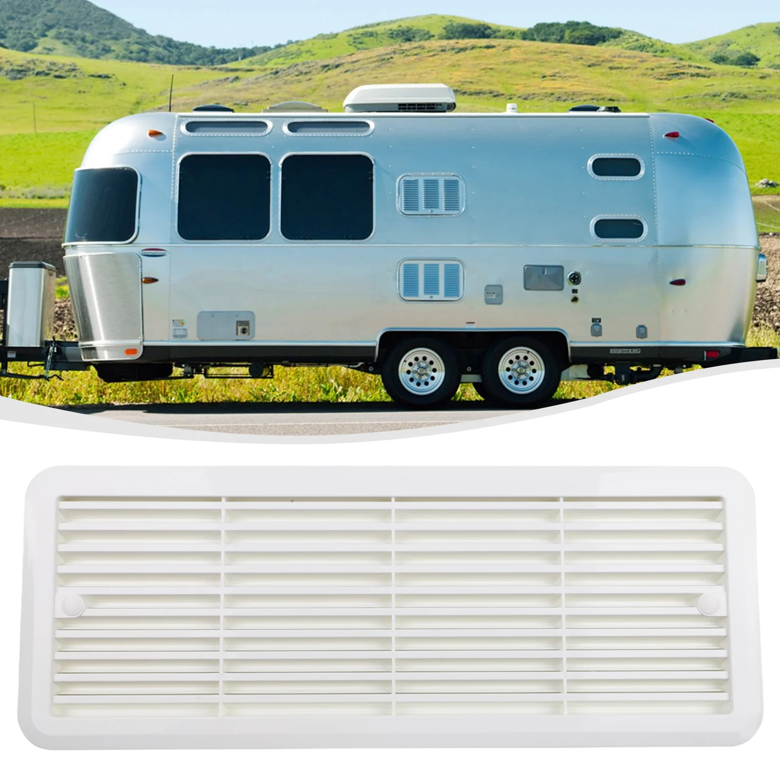 

1 Pcs Campervan For Thetford Fridge Vent Mounting Grille 62445480 Caravan For Motorhome Grille Ventilation Cover Accessories