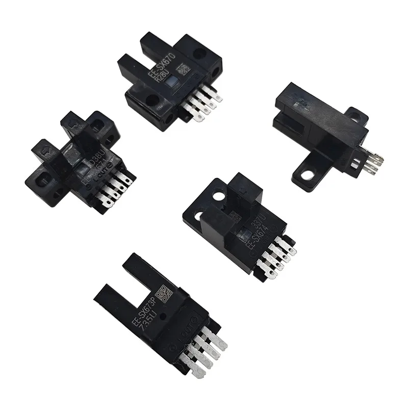 10PCS EE-SX670 Series Limit Switches Photoelectric U-Slot Sensing NPN/PNP EE-SX670P EE-SX671R EE-SX674A for Automation