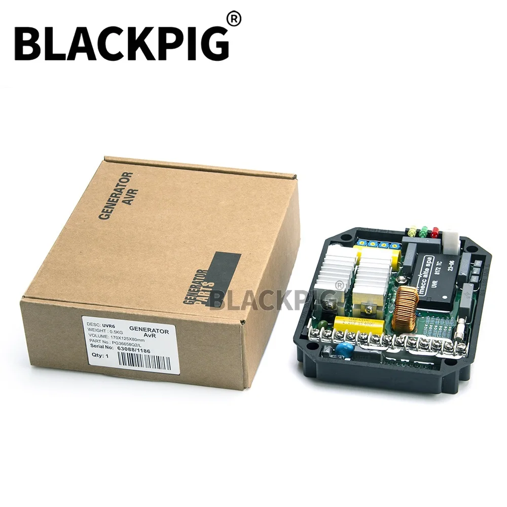 

Прямая продажа UVR6 AVR Mecc Alte Spa Generator Автоматический регулятор напряжения Стабилизатор Печатная плата для деталей генератора генератора переменного тока