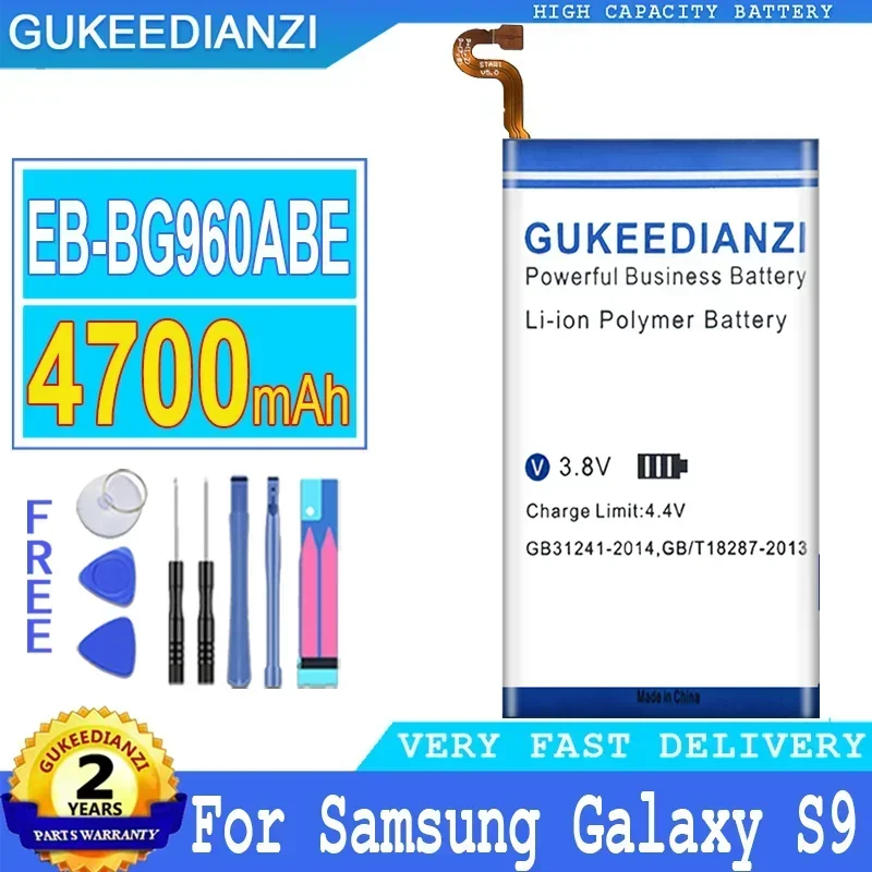 

4700mAh Mobile Phone Batteries For Samsung Galaxy S9 G9600 SM-G960F SM-G960 G960F G960 EB-BG960ABE Portable Battery