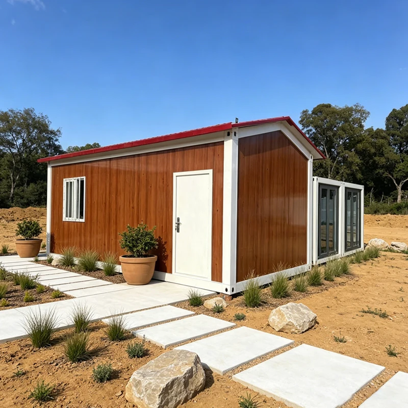 Z Folding Container House 20ft Prefabricated Modular Flat Pack Quick Install Eco-Friendly Office Building Camp Steel Sandwich