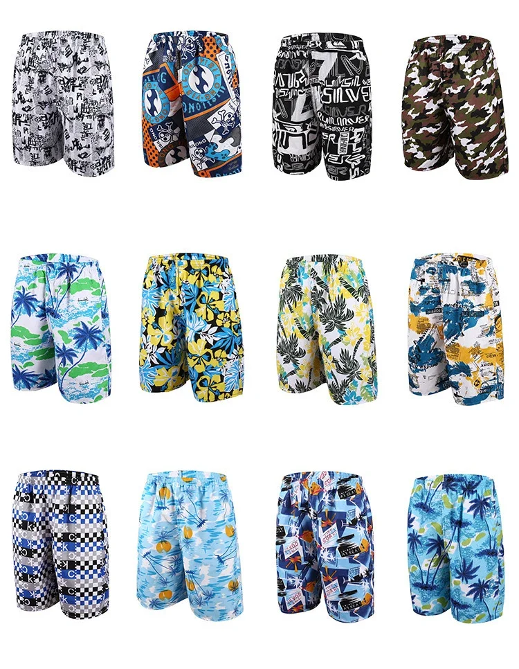 Sommer Bades horts Trunks Männer Strand Shorts Camouflage Print schnell trocknen Surf Shorts Kordel zug Marke Casual Beach wear