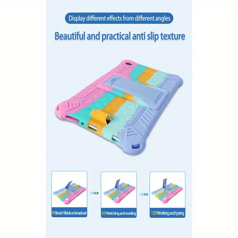 Funda de silicona para tableta Samsung Galaxy Tab A9, SM-X110 de 8,7 pulgadas, con soporte suave para niños, A9, 8,7 pulgadas, samsung SM-X115 X117