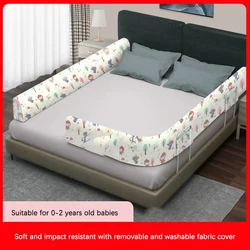 100cm Baby Bed Frame Guardrails Barrier Universal Deformable Steel Tube Bed Safety for Kids Bed Fence Baby Protect Rail 39.3inch