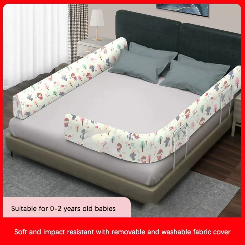 100cm Universal Baby Bed Frame Guardrails Barrier Deformable Steel Tube Bed Safety for Kids Bed Fence Baby Protect Rail 39.3inch